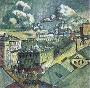 Vasily Kandinsky Moscow,Zubovsky Square oil painting reproduction